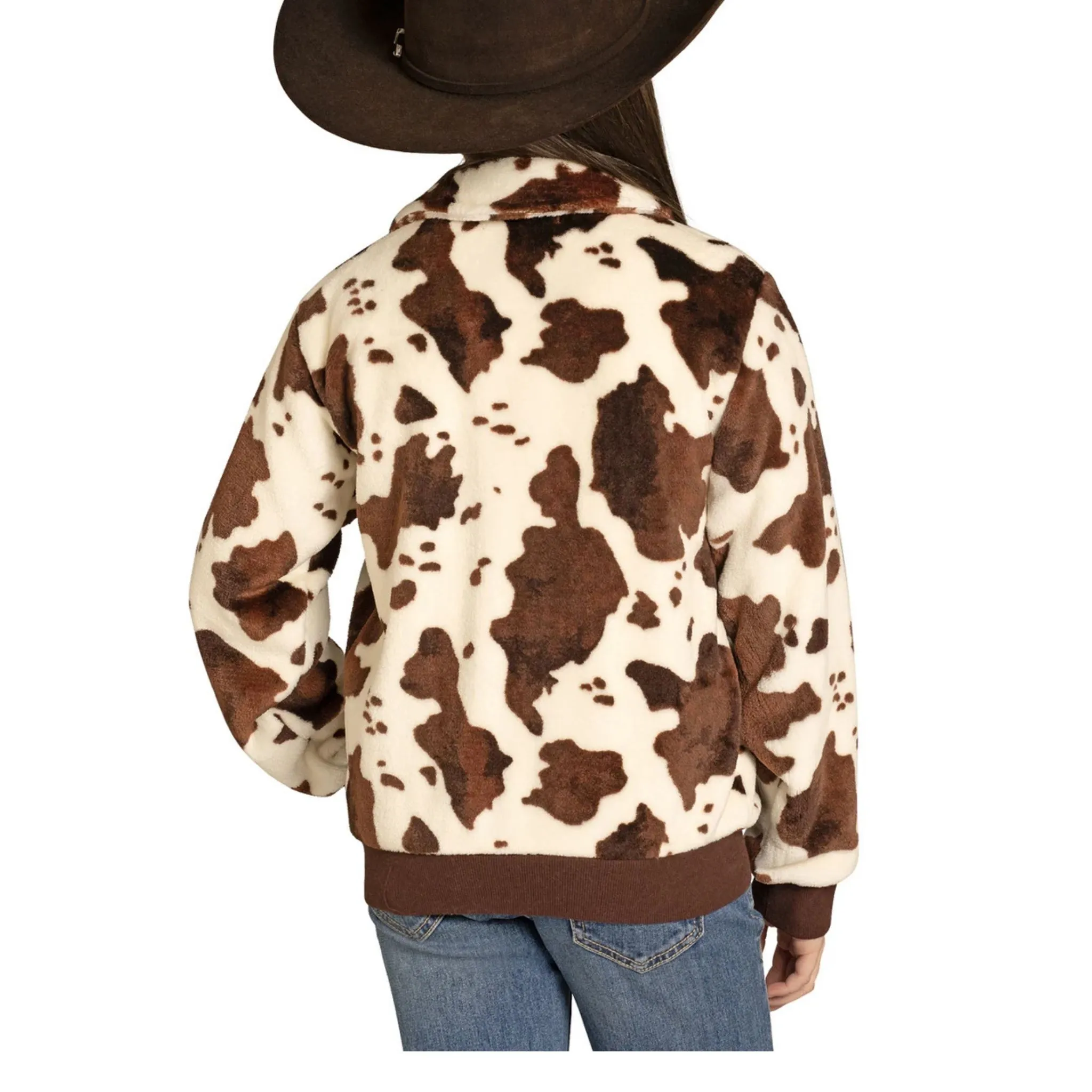 Rock & Roll Girl's Cowhide Printed Jacket - Image 2