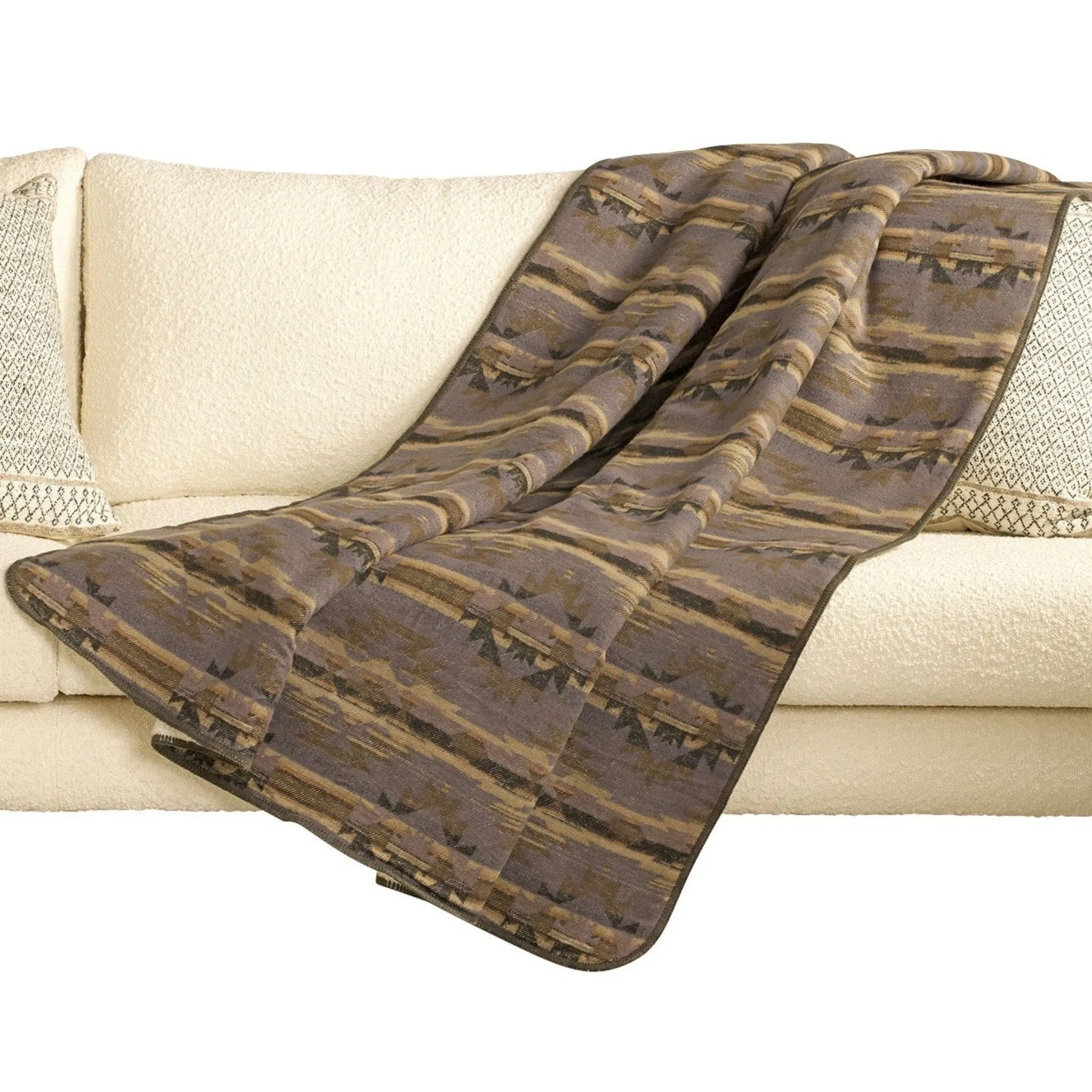 Rock & Roll Jacquard Berber Lined Blanket