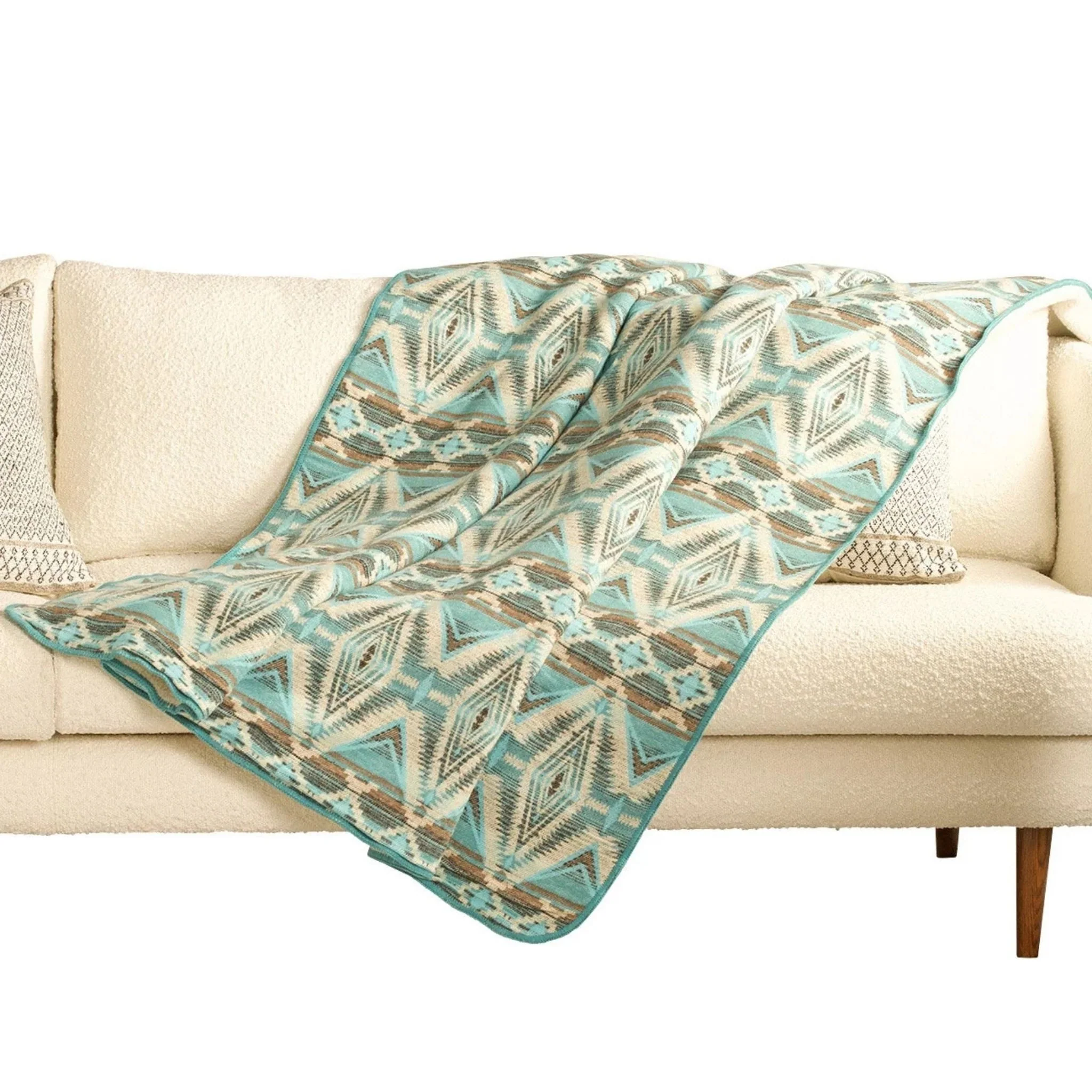 Rock & Roll Jacquard Berber Lined Blanket - Image 2