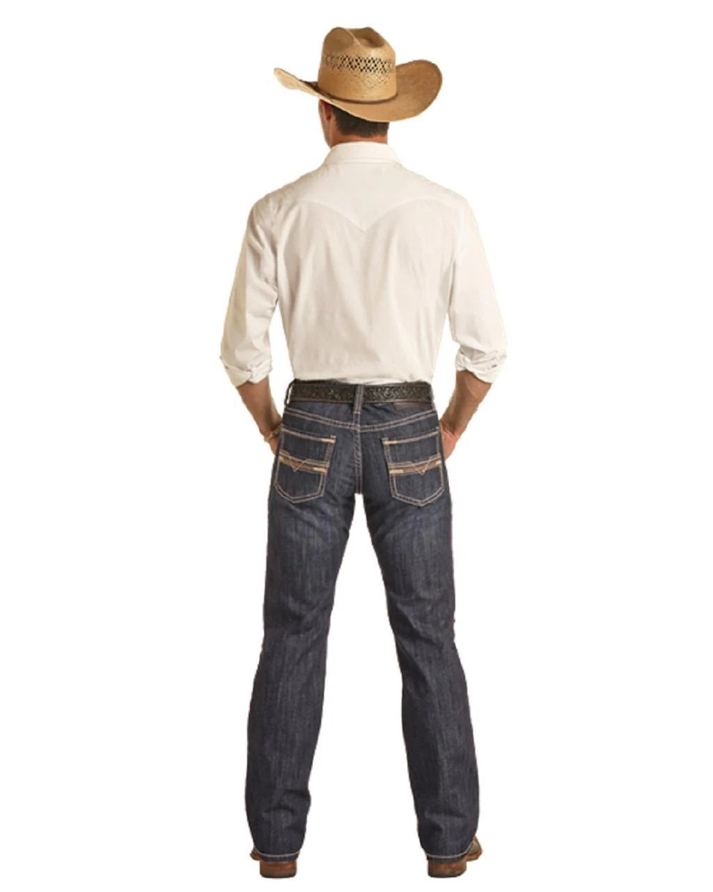 Rock & Roll Men's Revolver Slim Straight Jean - Image 2