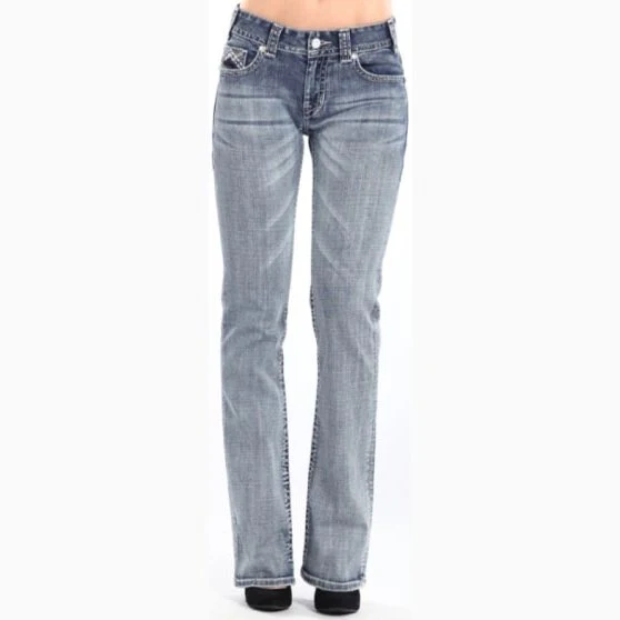 Rock & Roll Women’s Jeans Mid Rise Boot Cut - Image 2