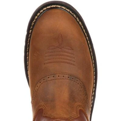 Rocky Original Ride Branson Saddle Roper Western Boot - Image 5