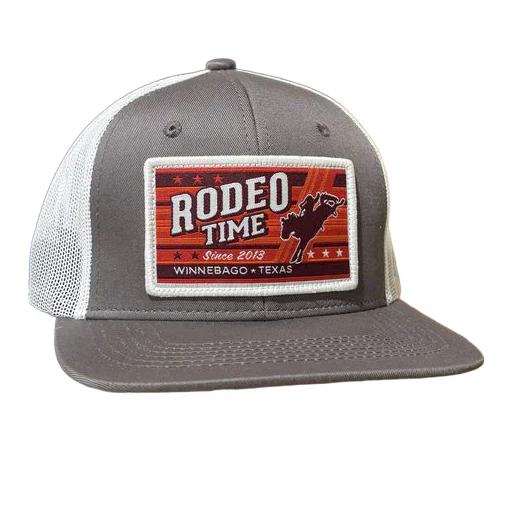 Rodeo Time Grey Rodeo Time Patch Meshback