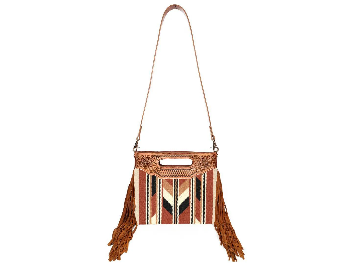 RodeoBar Isla Western Leather Crossbody Bag