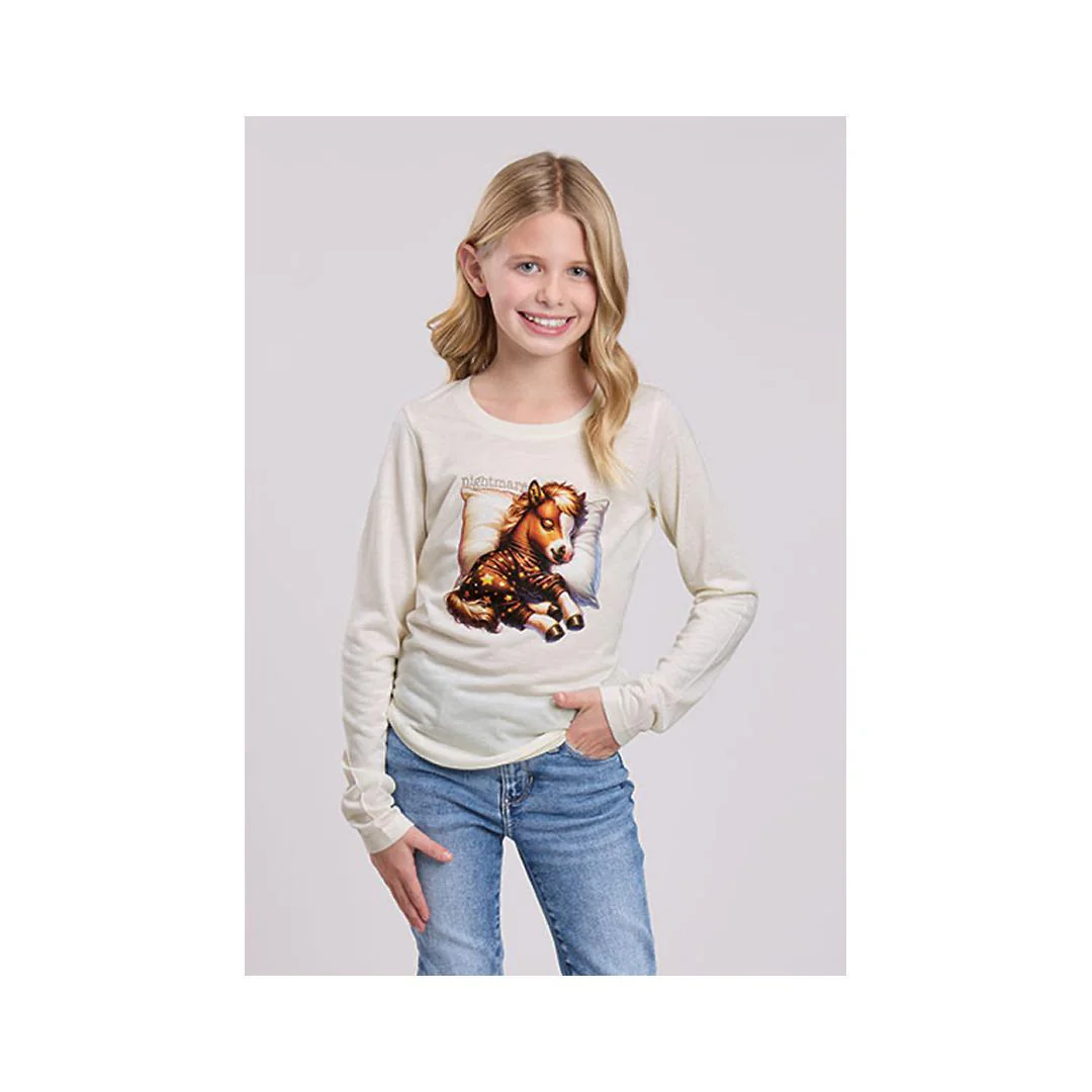 Roper Girl's Sleeping Horse Long Sleeve T-Shirt