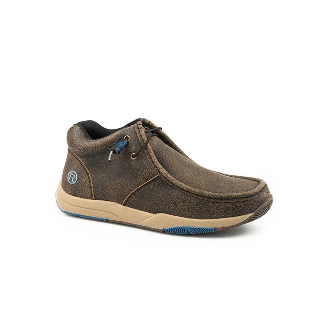 Roper Men’s Casual Shoe Clearcut In Distressed Brown - Image 3
