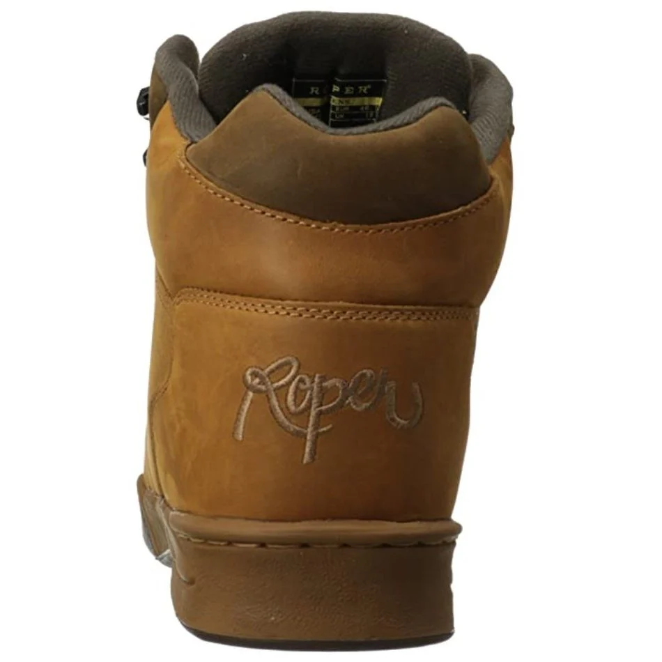 Roper Men’s Shoe Horseshoe Kiltie Honey Bun Brown - Image 3