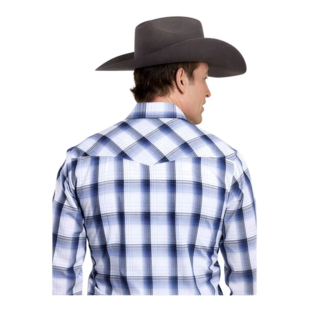 Roper Men's Long Sleeve Plaid Snap Western Shirt - Image 2
