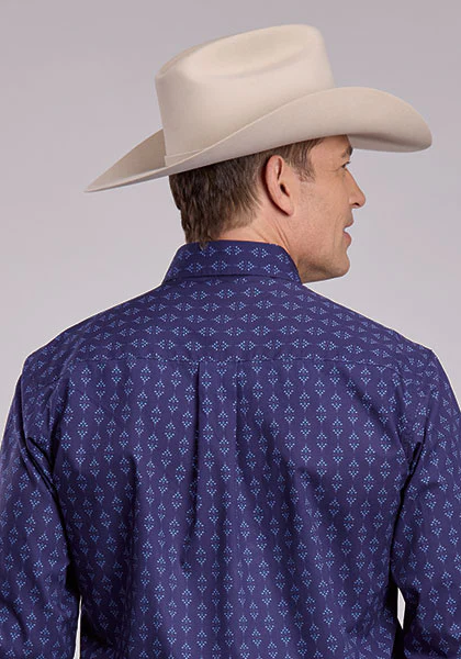 Roper Men's Long Sleeve Western Shirt - Image 3