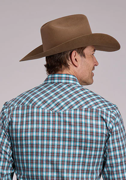 Roper Men's Long Sleeve Western Snap Shirt - Image 3
