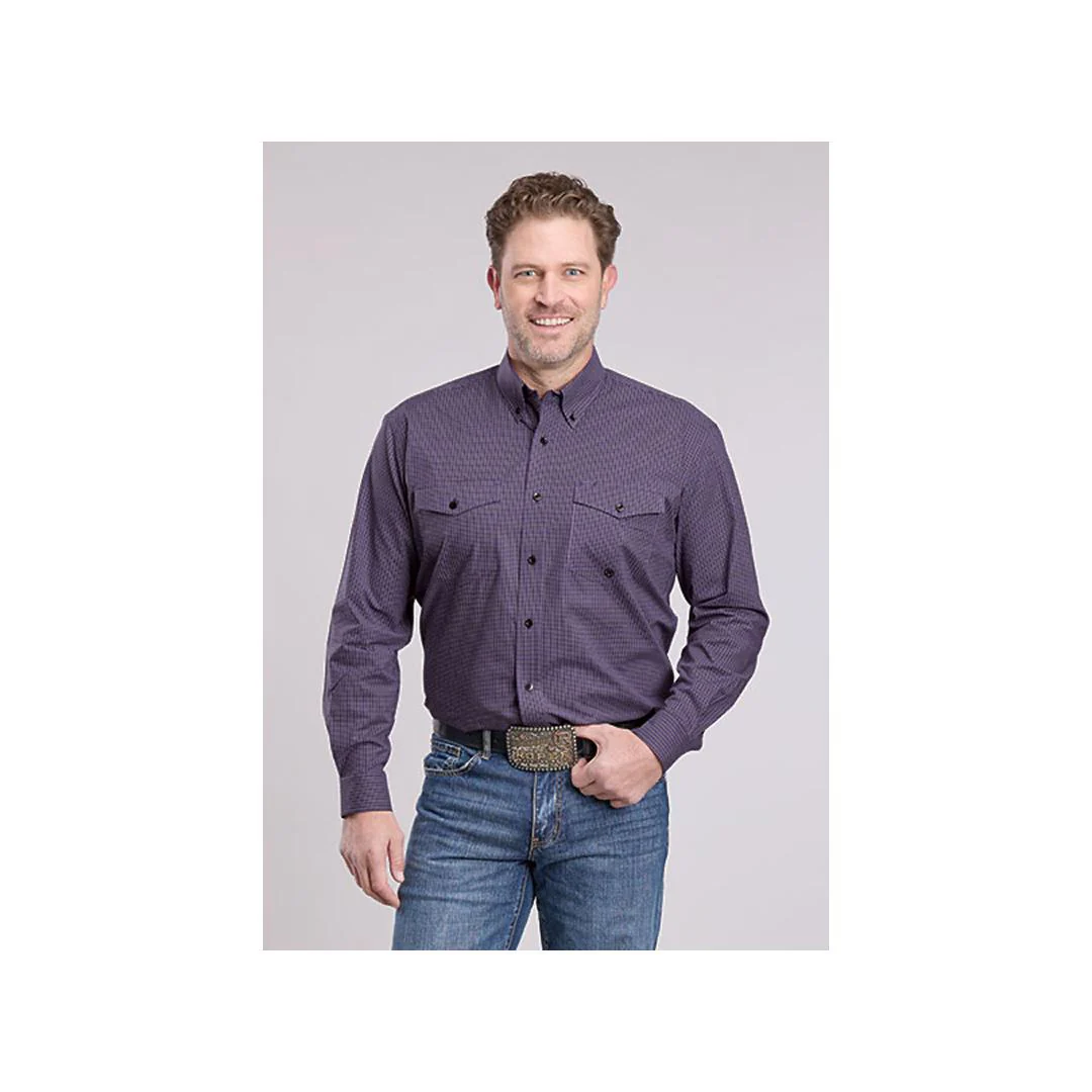 Roper Men's Purple Amarillo Snap Western Shirt