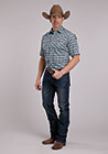Roper Men's Short Sleeve Snap Shirt Plaid - Image 2
