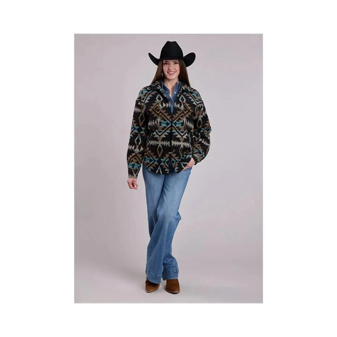 Roper Women's Shacket Woven Aztec - Image 2