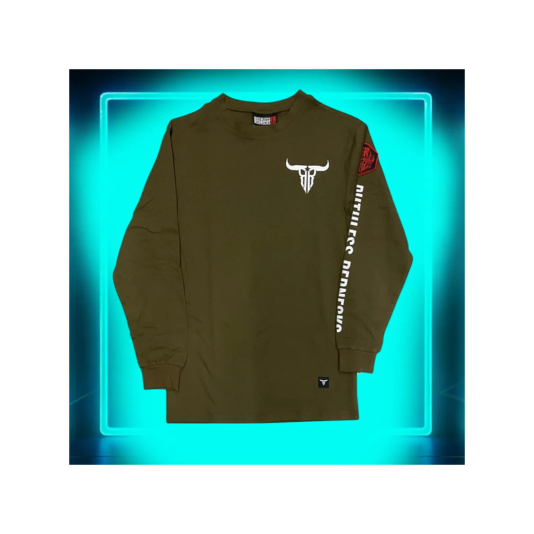 Ruthless Rednecks Men's Fire Resistant Long Sleeve Shirt "Support Your Local Dirt Bag"
