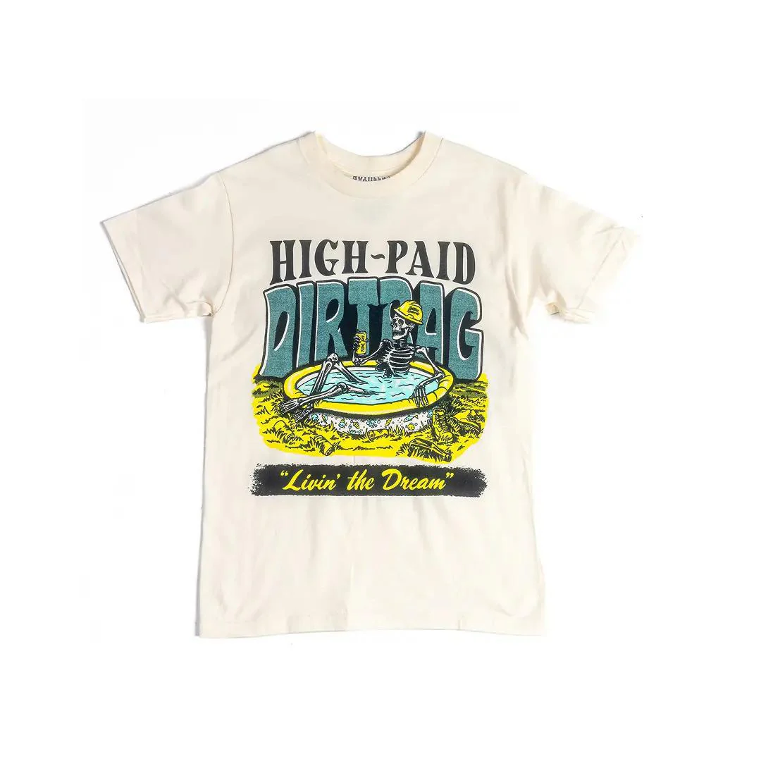 Ruthless Rednecks Men's HPDB Days Off T-Shirt Cream - Image 3