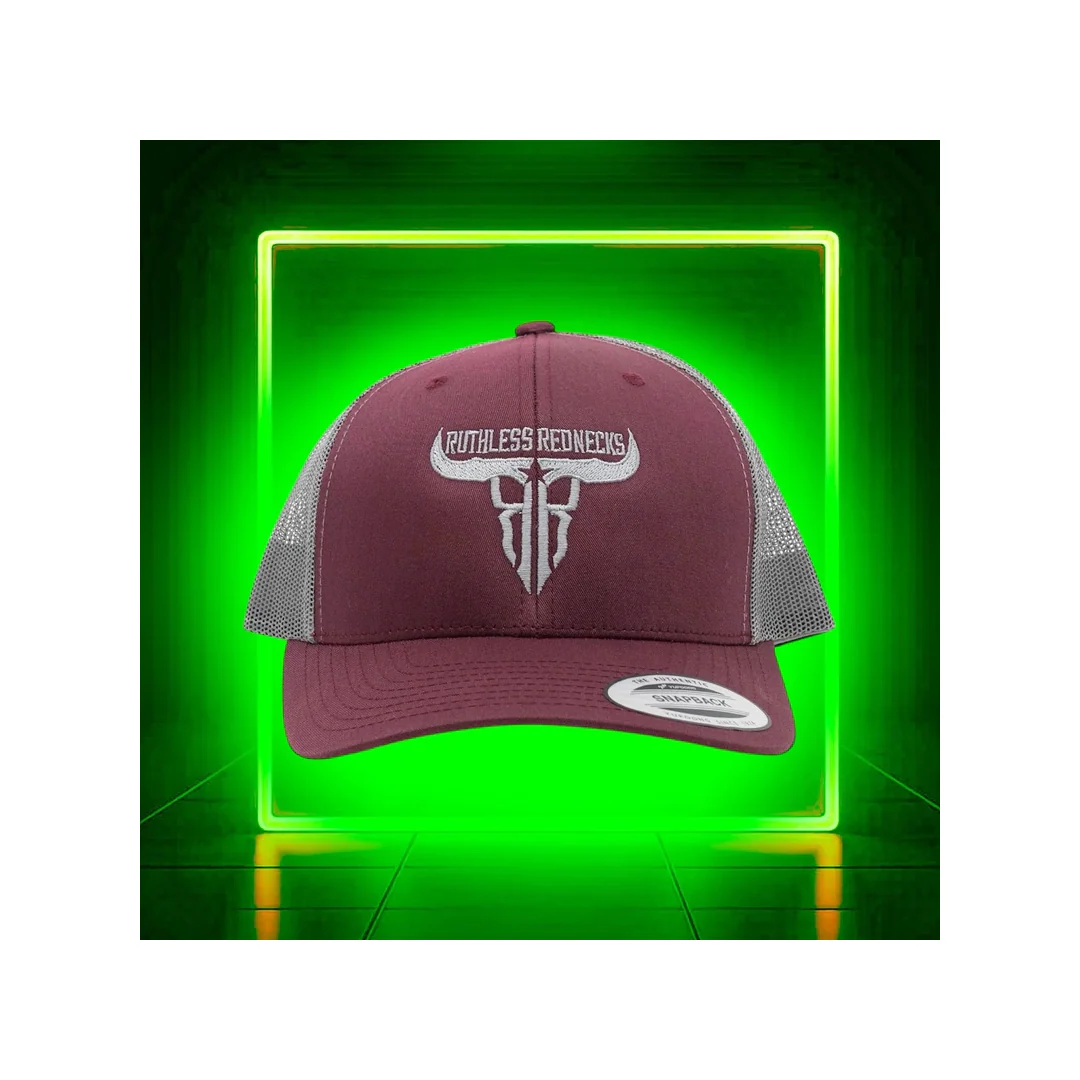 Ruthless Rednecks Raw Talent Curved Brim Maroon Hat