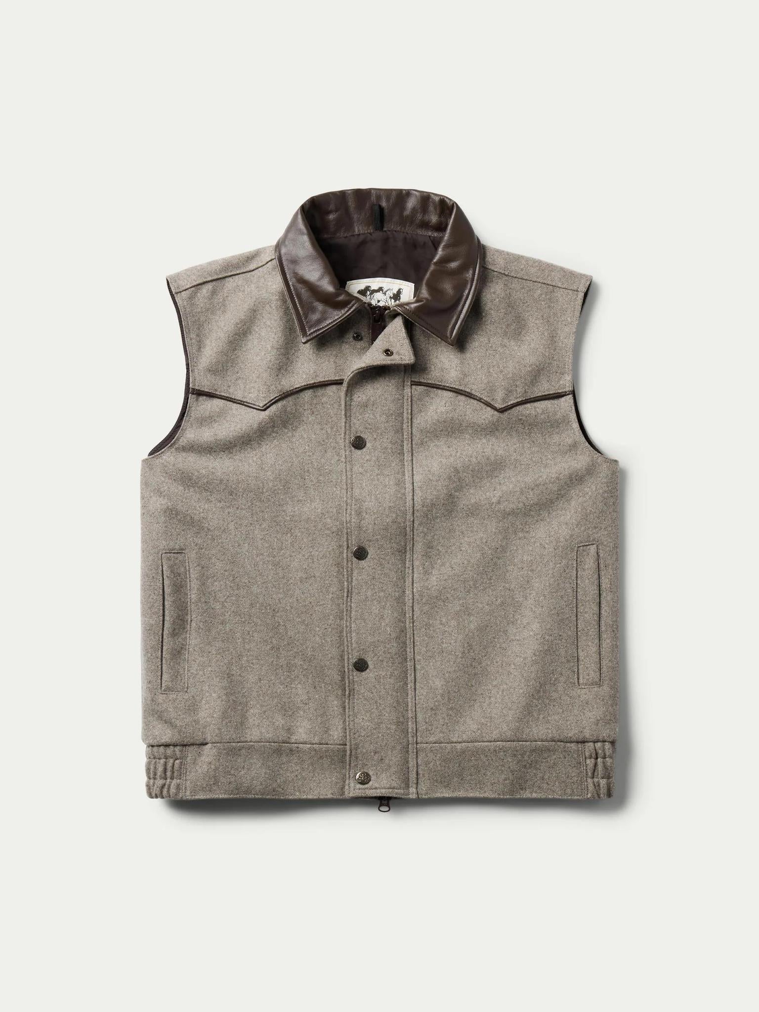 Schaefer Outfitter Men's Cattle King Wool Vest - Image 2