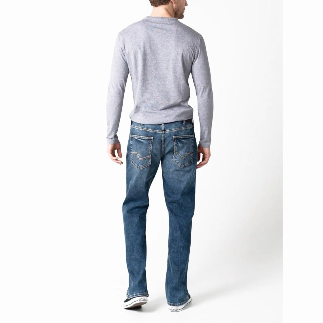 Silver Jeans Men’s Zac Relaxed Fit Straight Leg