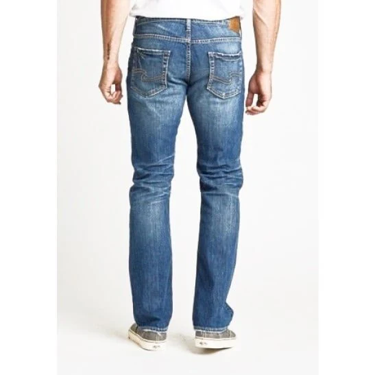 Silver Jeans Men's Allan Low Rise, Classic Fit, Straight Leg -Clearance