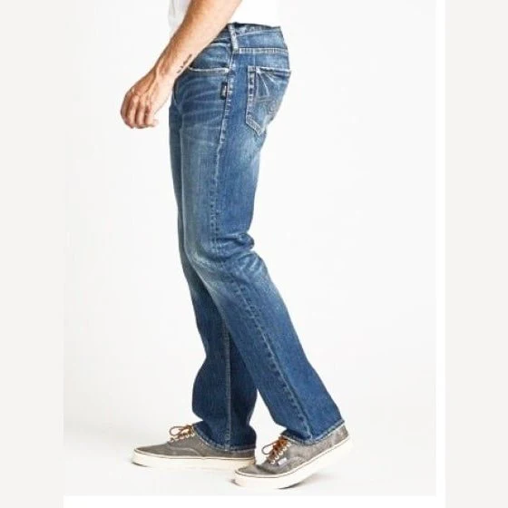 Silver Jeans Men's Allan Low Rise, Classic Fit, Straight Leg -Clearance - Image 2