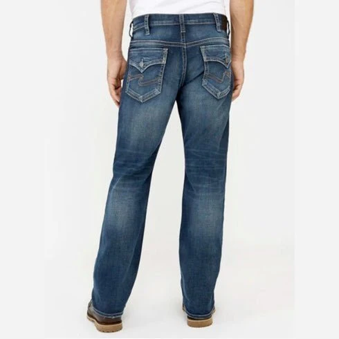 Silver Jeans Men's Zac Relaxed Fit Straight Leg -Clearance - Image 2