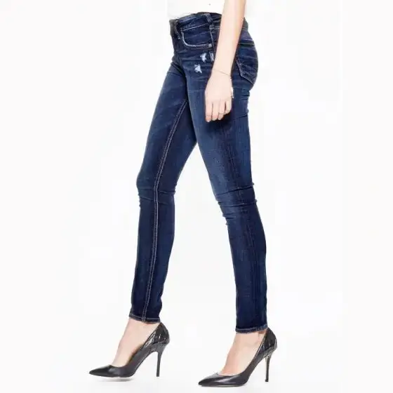 Silver Jeans Women’s Elyse Mid Rise Curvy Skinny Fit - Image 3
