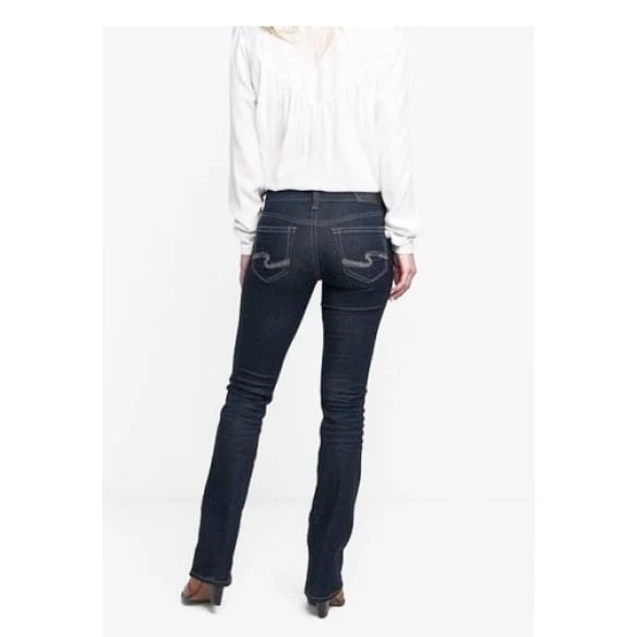 Silver Jeans Women's Suki Mid Rise Slim Fit Boot Cut