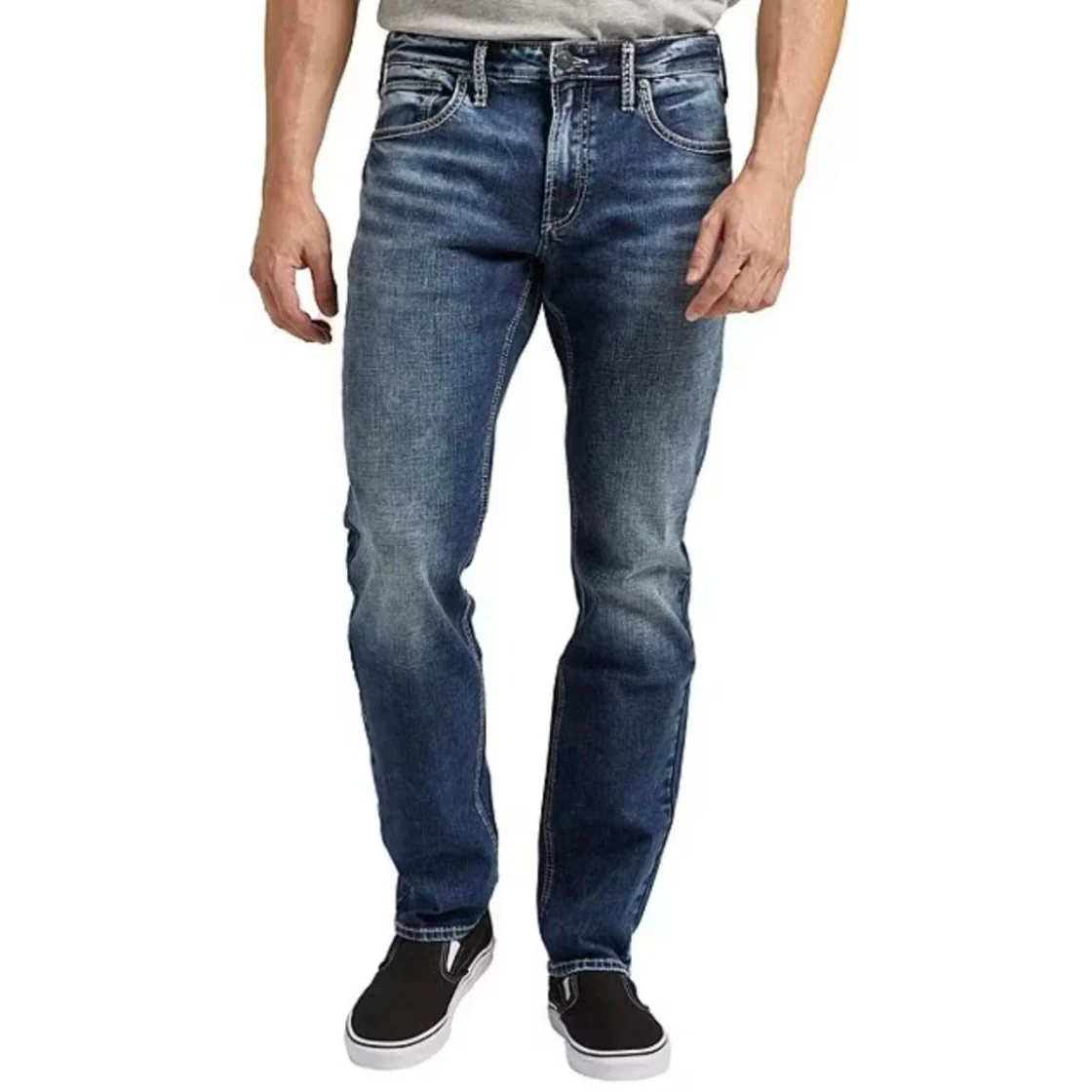 Silver Men’s Jeans Konrad Slim Fit, Slim Leg Jeans - Image 2