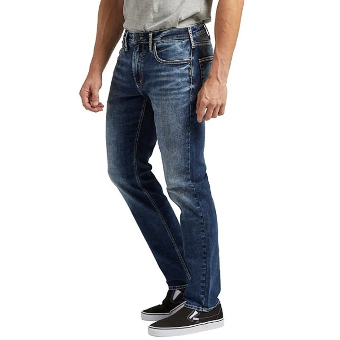Silver Men’s Jeans Konrad Slim Fit, Slim Leg Jeans - Image 3