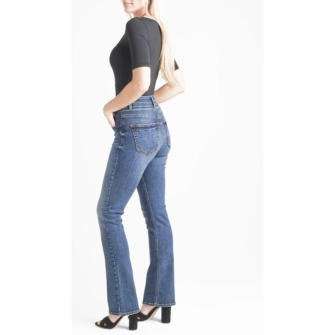 Silver Women’s Jeans Avery Curvy Fit Slim Boot - Image 3