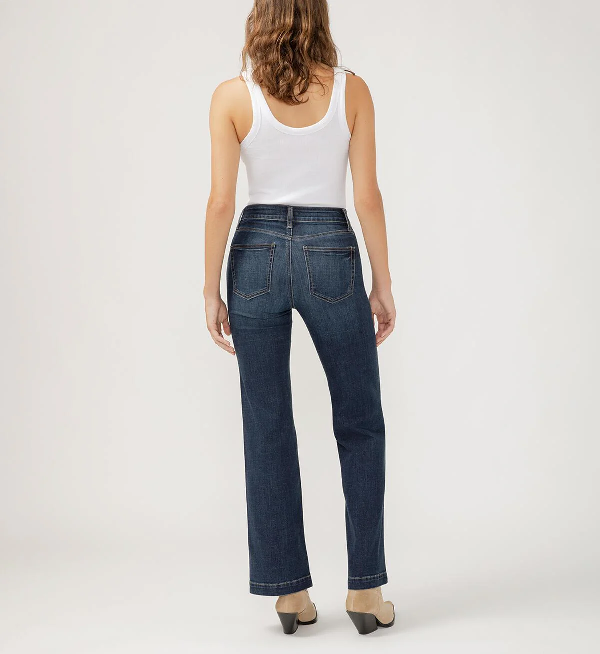 Silver Women's Avery High Rise Luxe Stretch Trouser Jeans - Image 2