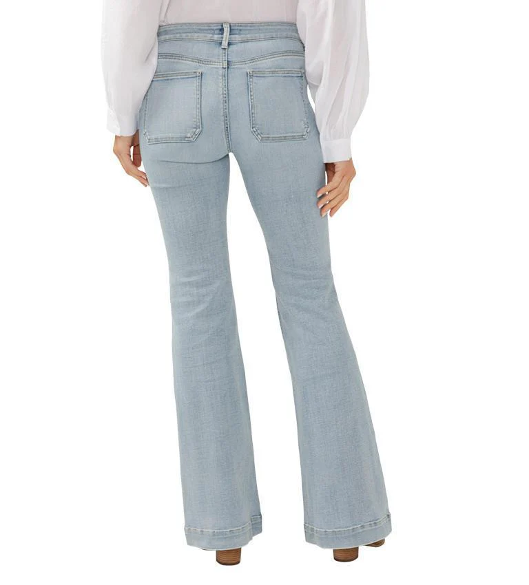 Silver Women's Suki Flare Leg Jeans - Image 2