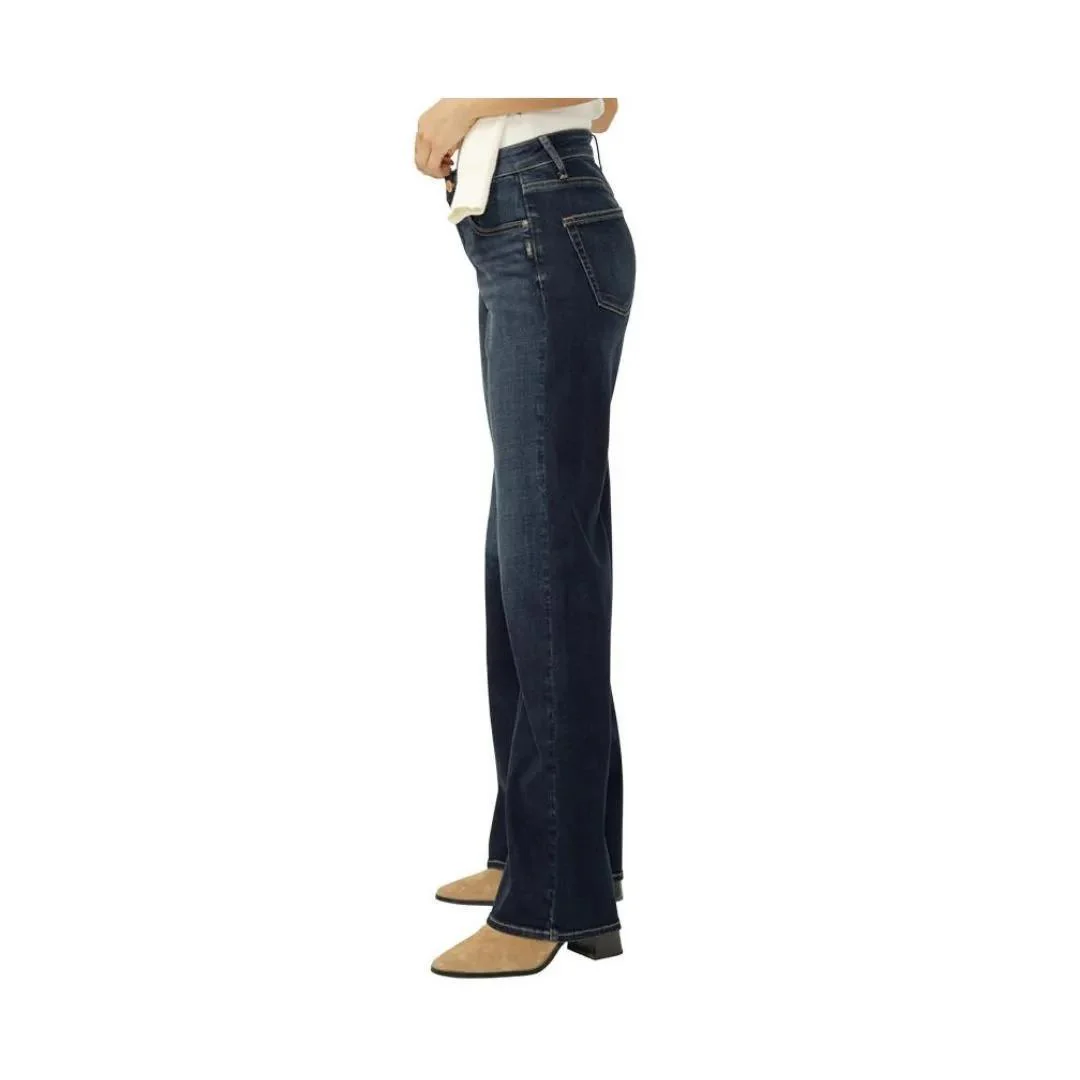 Silver Women's Suki Mid Rise Wide Leg - Image 5