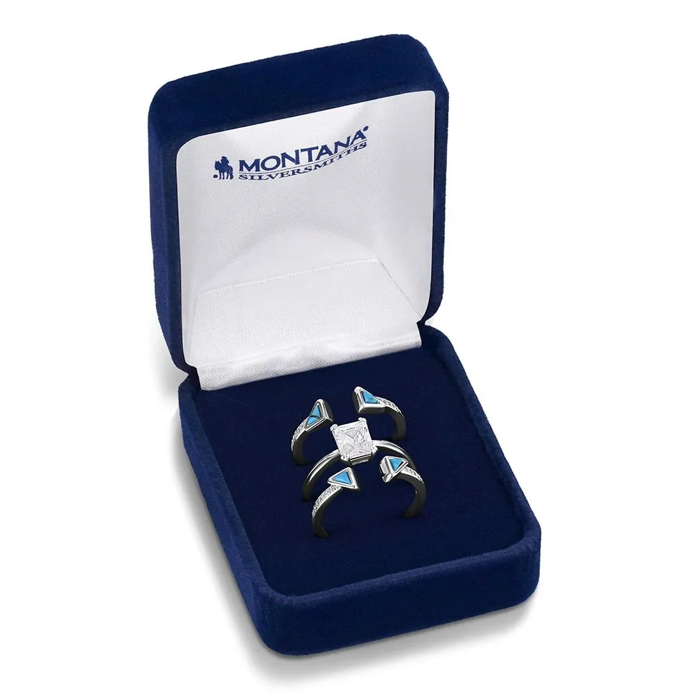 Montana Silversmiths Skyline Stack Ring Set - Image 2