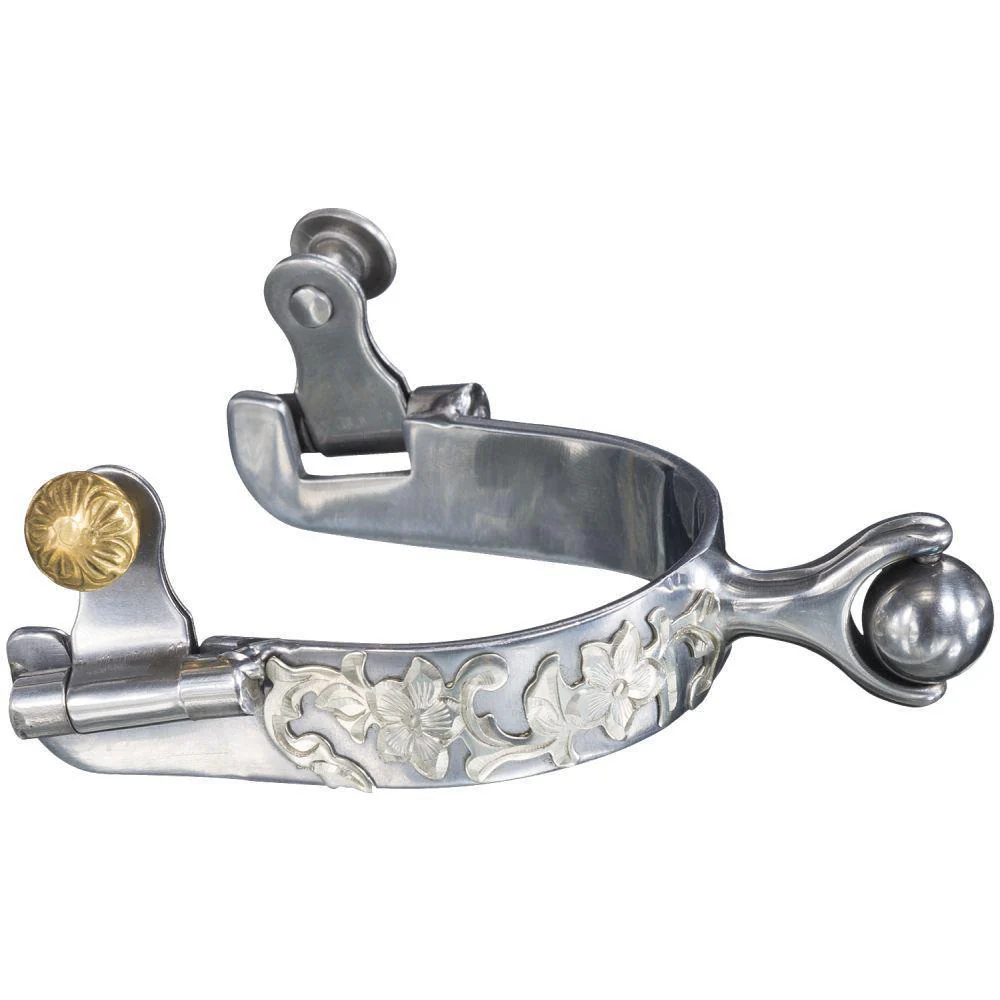 Tough1 Sweet Iron Roller Ball Spurs Ladies