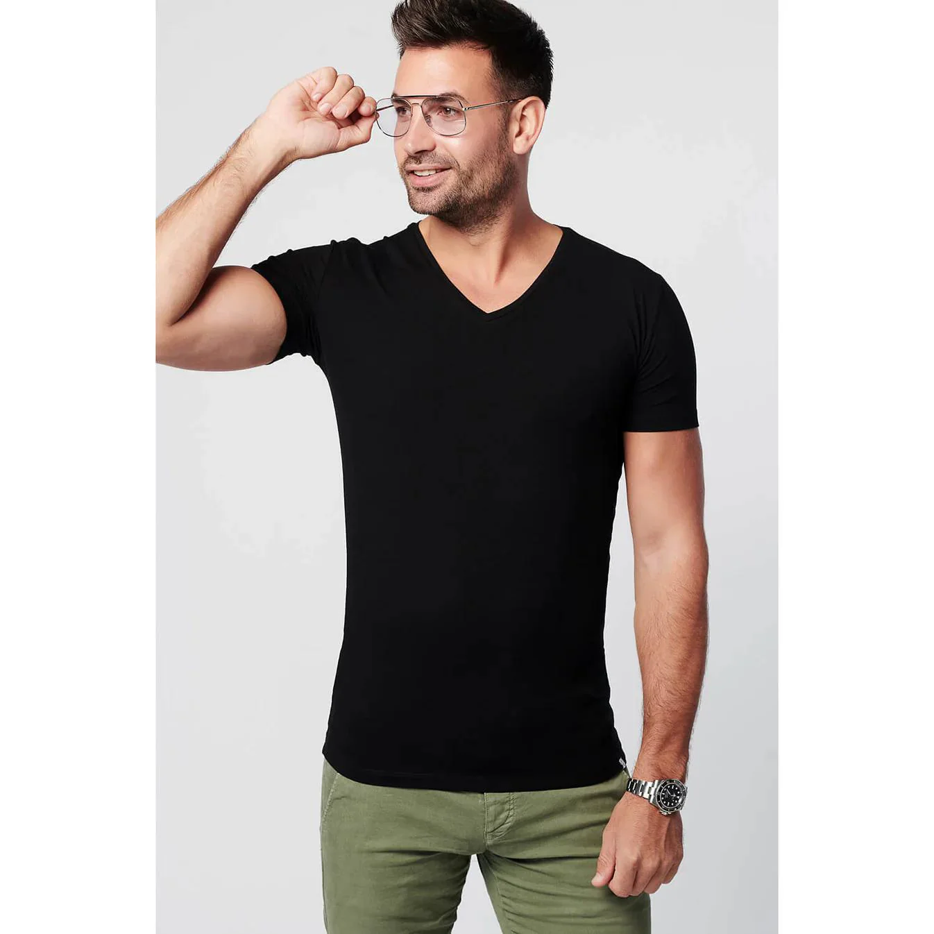 Stanfield's Men's Premium V-neck T-shirts