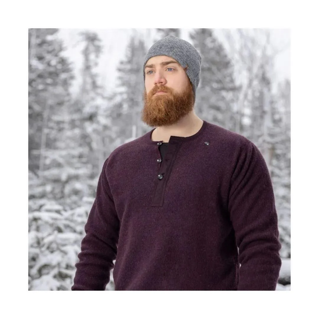 Stanfield's Unisex Heritage Heavy Wool Henley with Graphene Fleece Liner - Image 4