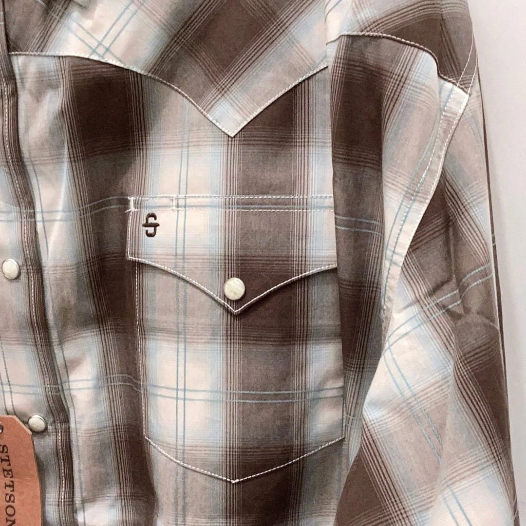 Stetson Men’s Shirt Western Long Sleeve 3X, 4X Only - Image 2