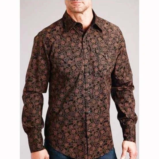 Stetson Men’s Shirt Long Sleeve Snaps