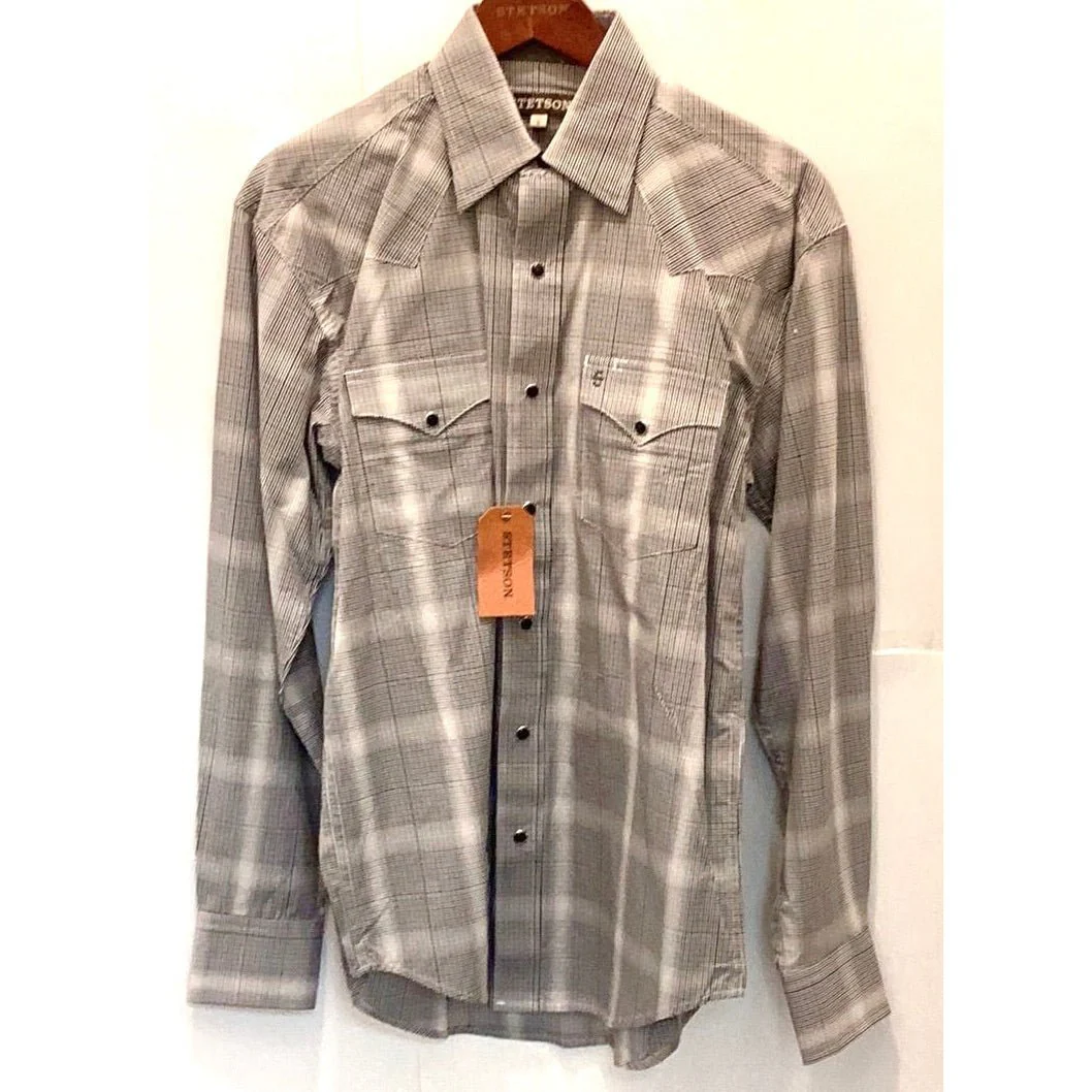 Stetson Men’s Snap Up Long Sleeve Shirt -CLEARANCE - Image 3
