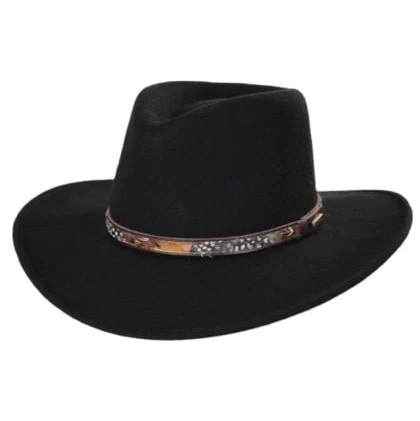 Stetson Hat Crushable Wool Water Repellant Linwood 3-1/4" Brim