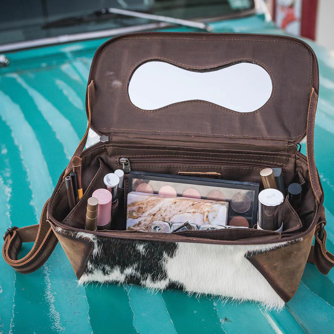 STS Cowhide Maddi Makeup Carry All - Image 2