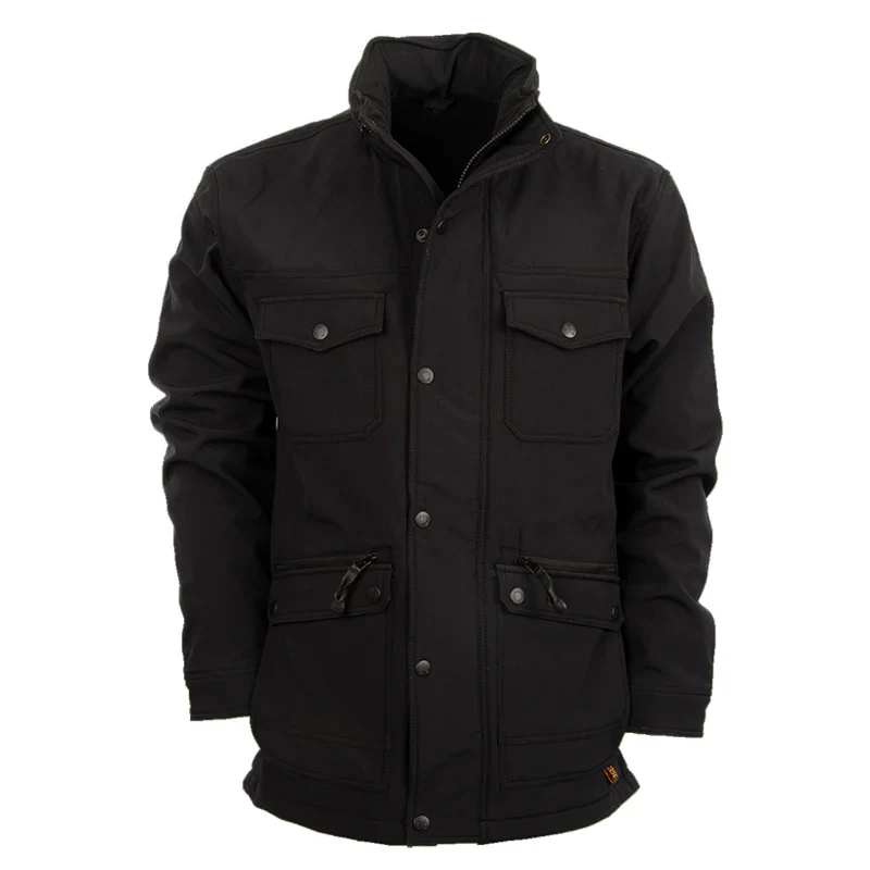 STS Ranchwear Boys Western Brazos Soft Shell Jacket Brown - Image 3