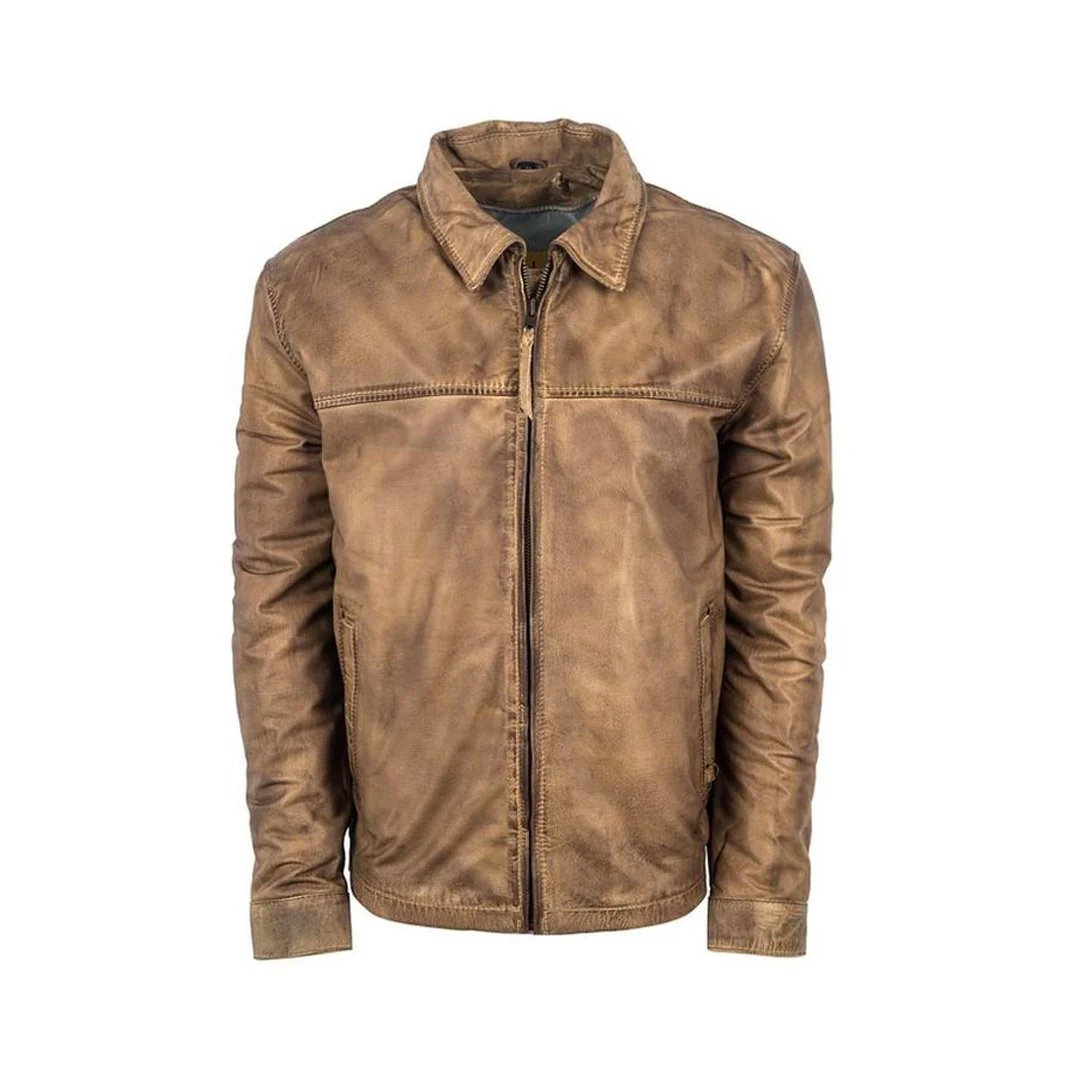 STS Ranchwear Boy's Western Jacket Rifleman Zip Cream Beige - Image 6