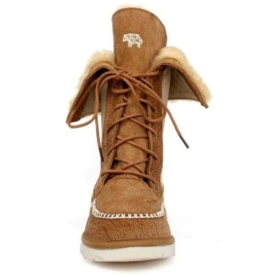 Super Lamb Women’s Slipper Boot 11" Foldable - Image 4