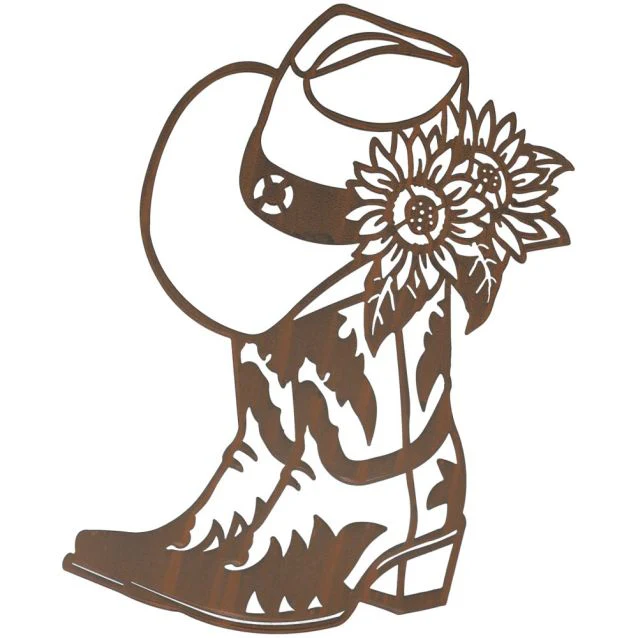 Tough 1 Boots/Cowboy Hat Wall Decor