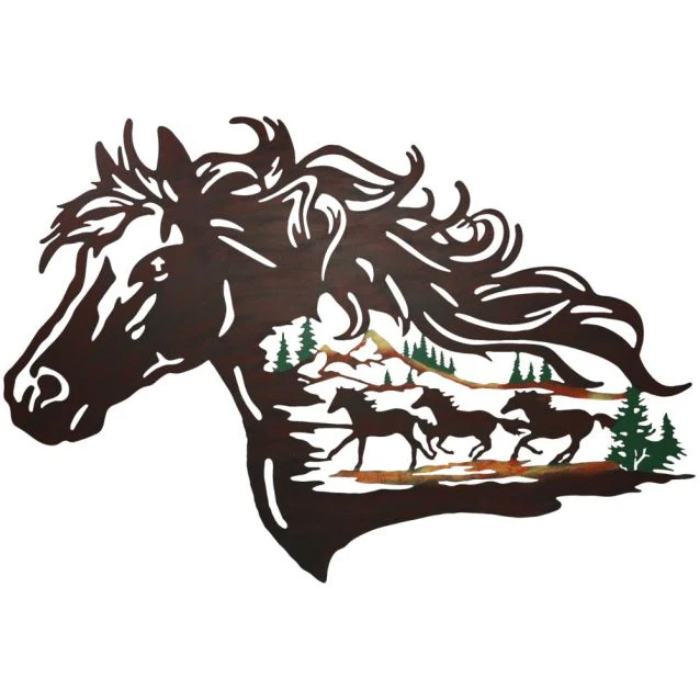 Tough 1 Horse Sign With Colour Scene