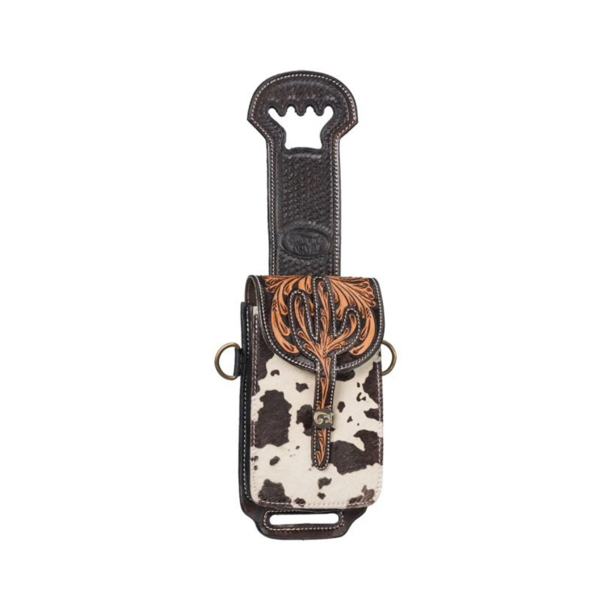 Tough 1 Leather Rear Cinch/Horn Bag - Image 2