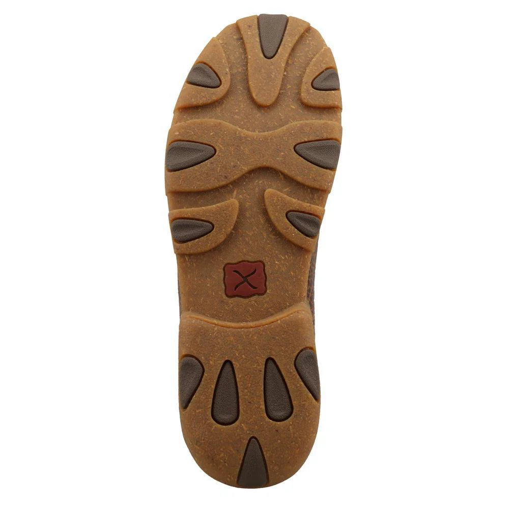 Twisted X Men’s Shoes Chukka Driving Moc Golden Elephant Print - Image 6