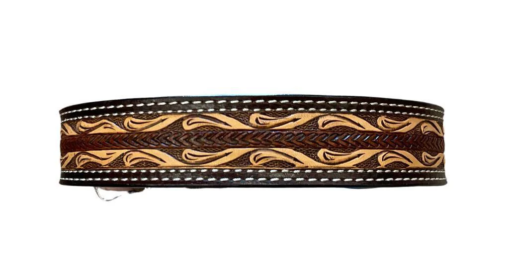 Twisted X Western Tooled Belt - Image 2